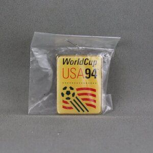 1994 World Cup Pin - Official Logo by Aminco - Celluloid Pin - New in Package